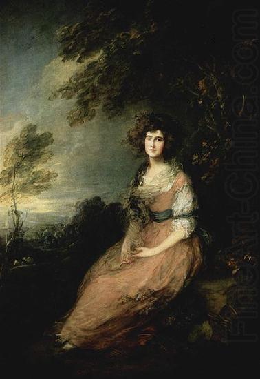 Portrat der Mrs Richard B Sheridan, Thomas Gainsborough